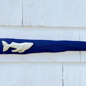 Humpback Whale on Blue (V)