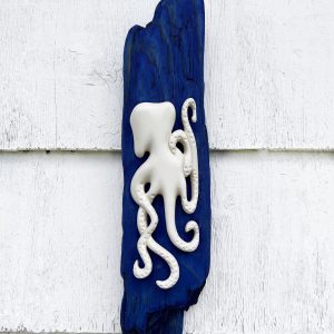 Octopus on Blue
