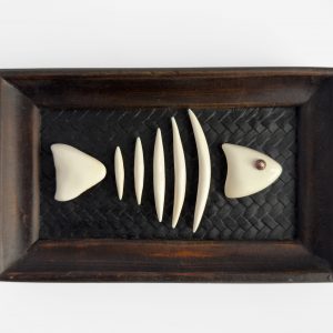Fish Bones on a Vintage Tray